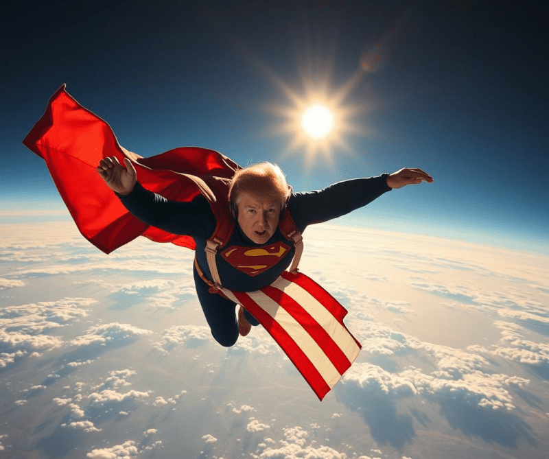 TRUMP’S AMERICAN WAY! Junakova potraga, točno iz srca neba