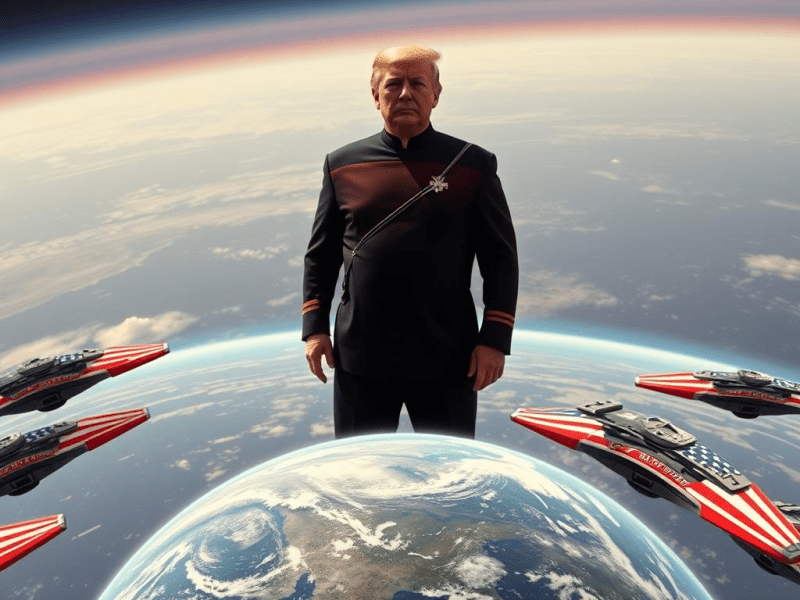 Odvažno se vraćajući veličini! My Star Trek Tribute to President Trump: “Make it so!”