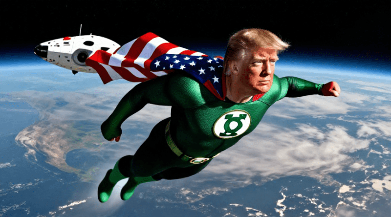 A New Symbol of Global Prosperity, The Birth of the “Trump Green Lanterns”! Budućnost je svijetla, gradimo je zajedno