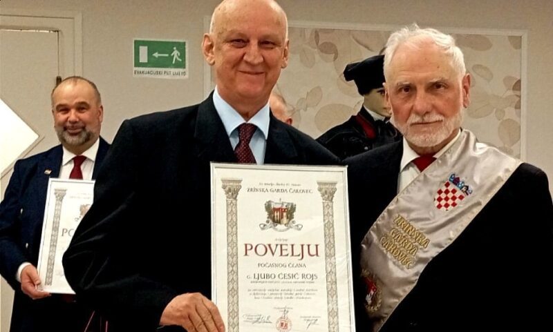 GENERAL HRVATSKA DIKA! Povijesna Zrinska garda Čakovec dodijelila počasnu povelju Rojsu