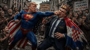 Can the Spirit of Freedom Reach Our Shores? Hrvati čekaju da “Trumpman” intervenira kako bi razbio stakleni strop autokracije