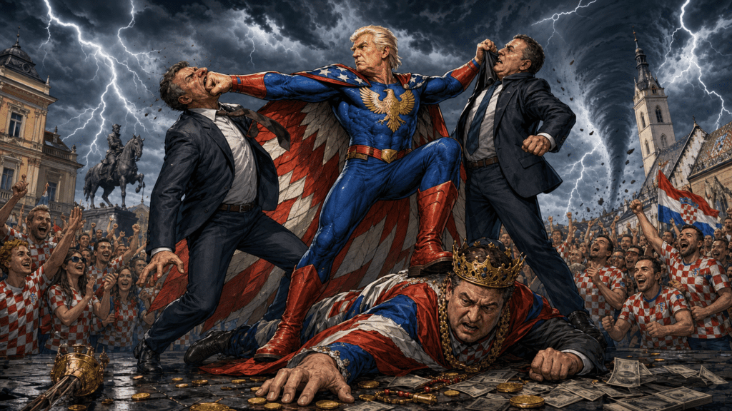 Is It Time to Confront the Autocracy? Zar nije vrijeme da američki “Orao” predsjednik Trump zaštitnik slabih prepozna da se “zlatno doba” ne može izgraditi na leđima oligarha dok hrvatski građani trpe u tišini