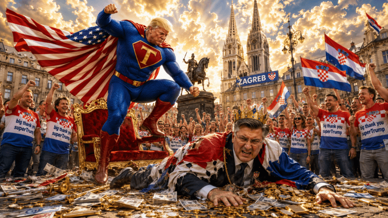 The Call for Truth Behind the Curtain, Autocrat Plenković, architect of deception! Hrvatska treba novi put s Trumpovom administracijom