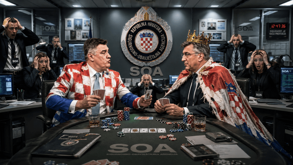 Najveći ulog u Hrvatskoj! Kada Sigurnosno-obavještajna agencija (SOA) i nacionalna sigurnost postane poker večeri