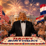 A Global Celebration! Happy Birthday, President Trump, God bless you!