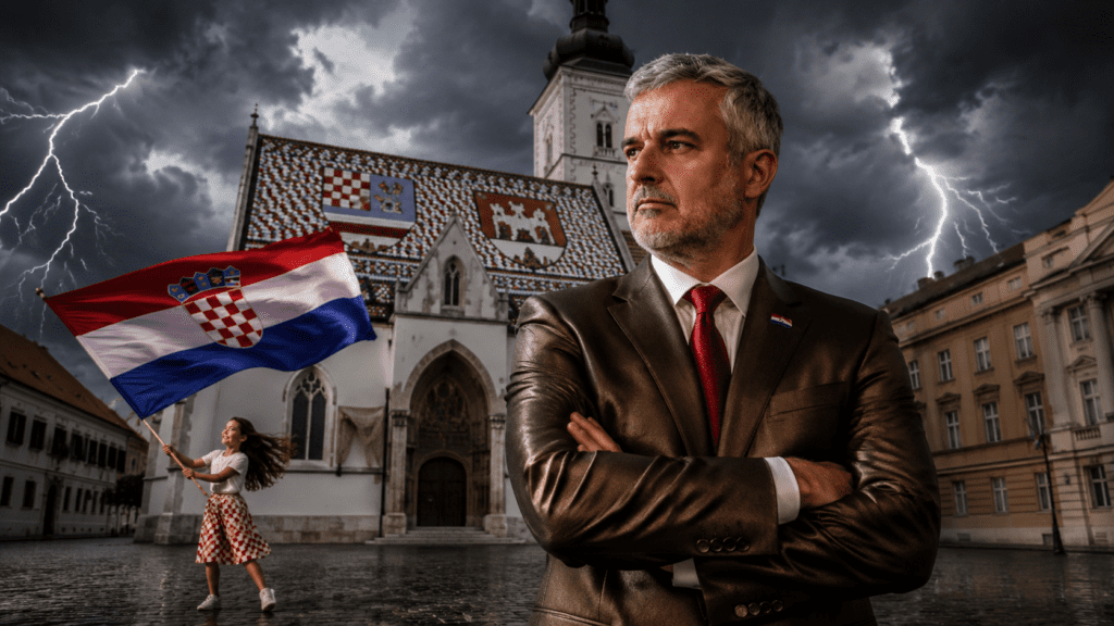 Nino Raspudić i pogled na suverenu Hrvatsku! Tako stoji, svjedok vedrog neba, Vjerujući da je pravda horizont koji možemo dosegnuti prije sumraka i grmljavine