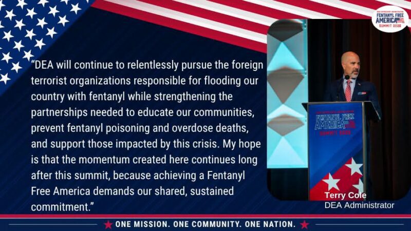 Strength in Numbers, Success in Action! Američka Agencija za suzbijanje droga (DEA) okreće tok protiv fentanila