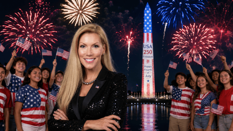 A Message of Freedom Across the Sea! Happy Fourth of July to American Congresswoman Beth Van Duyne