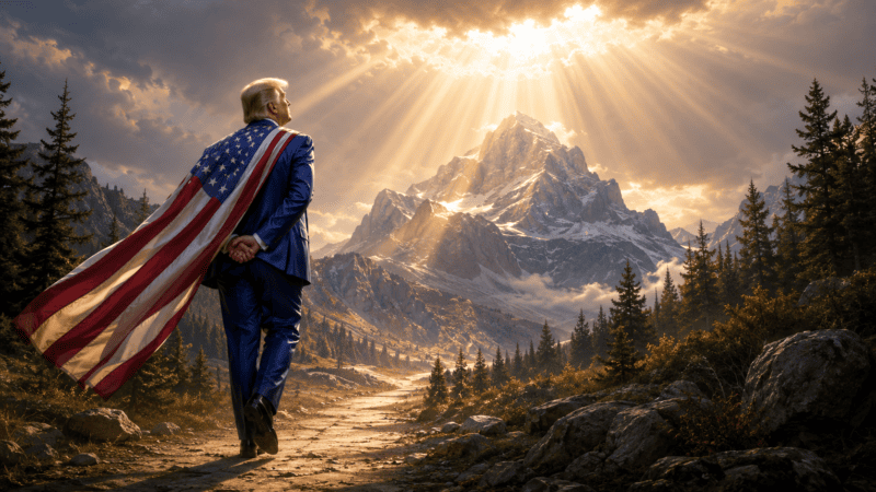 A call to American President Trump to trust in divine sovereignty! Vjera, hrabrost i put naprijed, Gospod ide pred tobom i bit će s tobom