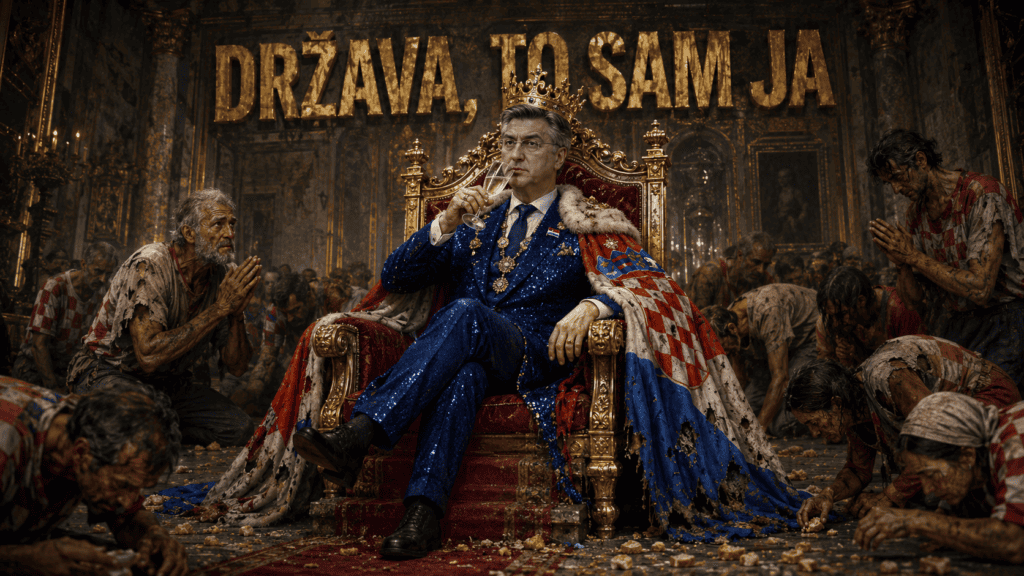 Ticker s vijestima na mom mobitelu zabilježio je, Deset godina na čelu demokrature, Deset godina Svilenog Autokrata, Viva La Plenky!