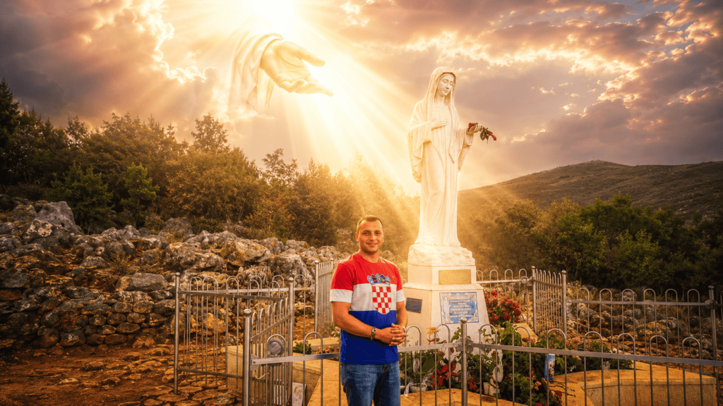 Neka Vatra Gori ako mora, Kraljicu Mira ne može dodirnuti vječno prokletstvo koje tiho gori unutar duša zavedenih zlom, Zahvalite Njoj što nas je pozvala, a danas vi ponovno odgovarate molitvom za Mir!