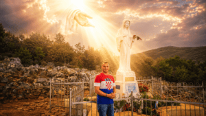 Neka Vatra Gori ako mora, Kraljicu Mira ne može dodirnuti vječno prokletstvo koje tiho gori unutar duša zavedenih zlom, Zahvalite Njoj što nas je pozvala, a danas vi ponovno odgovarate molitvom za Mir!