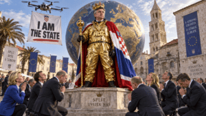 A Rogue’s Gallery of European Illuminati, Long Live the Supreme Ruler! Kako se Plenky okrunisao za cara Mediterana, MED-9 Summit – Kič, krune i zavjere?