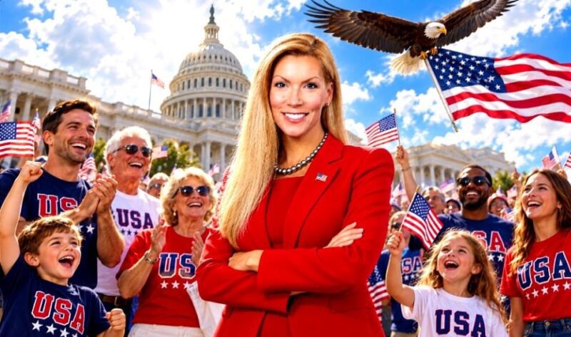 U.S. Congresswoman Beth Van Duyne, the unstoppable patriotic star of Texas! Budućnost pripada onima koji su spremni zasukati rukave